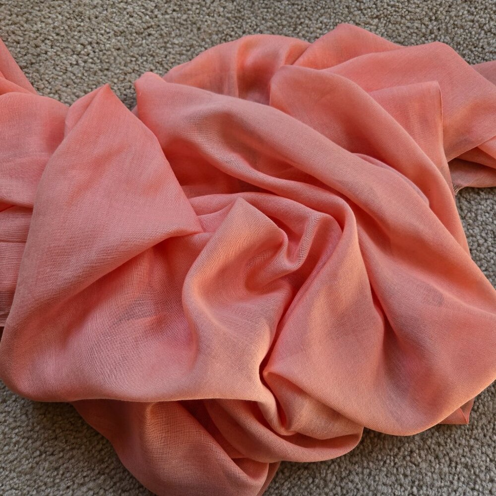J. Crew Lightweight Silky Soft Scarf Pink - Picture 12 of 13